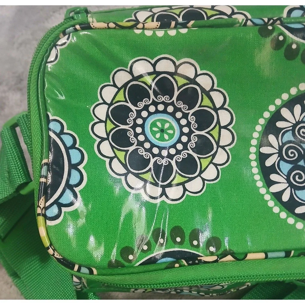 2 Vintage Vera Bradley Mini Cooler Lunch Bags Cupcakes Pink Green Retired 2007